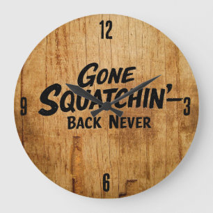 Bigfoot Sasquatch Clock