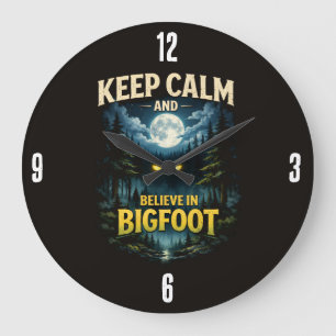 Bigfoot Sasquatch Clock