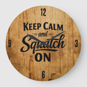 Bigfoot Sasquatch Clock