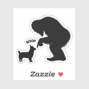 Bigfoot Sasquatch Corgi Boop