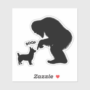 Bigfoot Sasquatch Corgi Boop