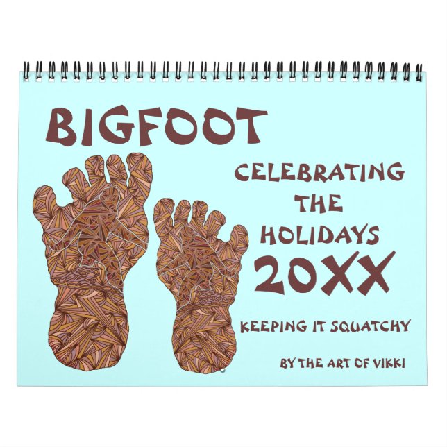 Bigfoot Sasquatch Cryptid Geek 20XX Calendar (Cover)
