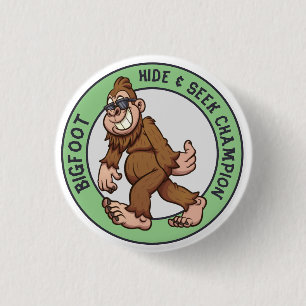 Bigfoot Sasquatch (Editable) Button
