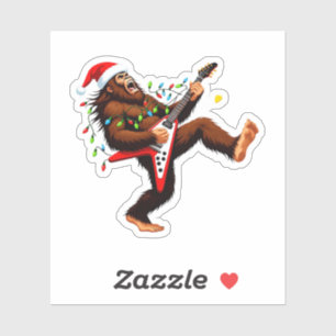 Bigfoot Sasquatch Electric Guitar Christmas 2026