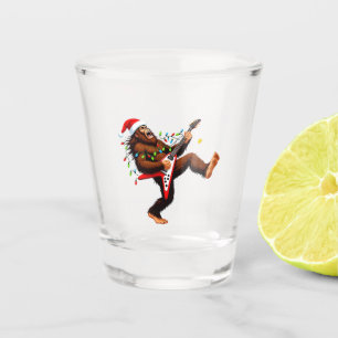 Bigfoot Sasquatch Electric Guitar Christmas 2026 Shot Glass