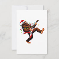 Bigfoot Sasquatch Electric Guitar Christmas 2026