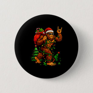 Bigfoot Sasquatch For Men Grandpa Boys Kids Christ 6 Cm Round Badge