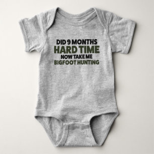 Bigfoot Sasquatch Funny Baby Jersey Bodysuit