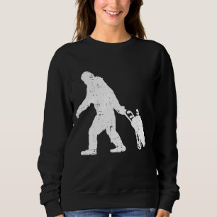 Bigfoot Sasquatch Golf Clubs Funny Golfing Golfer  Sweatshirt
