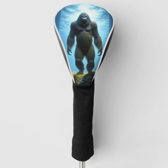 Bigfoot Sasquatch in the Woods  Golf Head Cover (Front)
