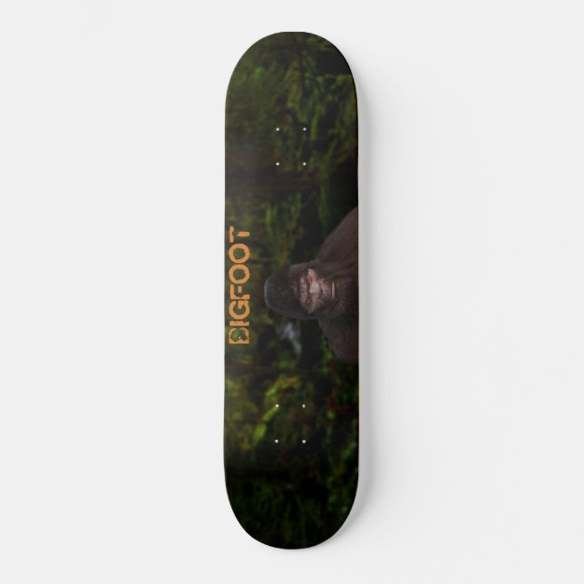 BIGFOOT SASQUATCH IN THE WOODS SKATEBOARD (Front)