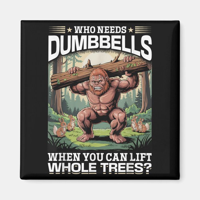 Bigfoot Sasquatch  Magnet (Front)