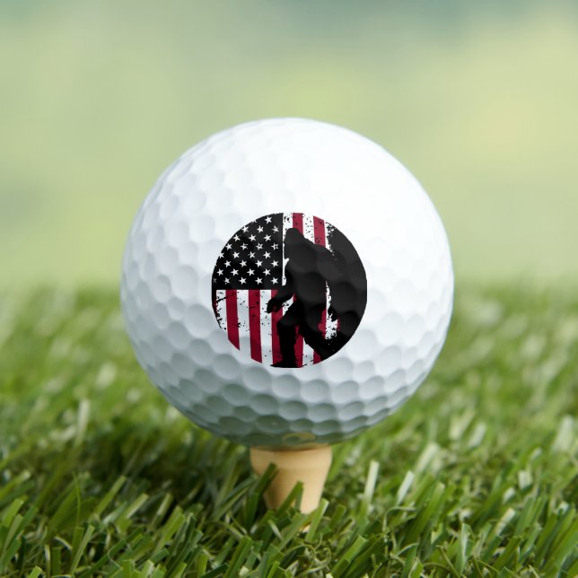 Bigfoot – Sasquatch Novelty Golf Balls (Insitu Tee)