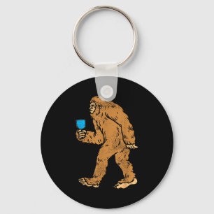 Bigfoot sasquatch pickleball paddle pickle ball key ring