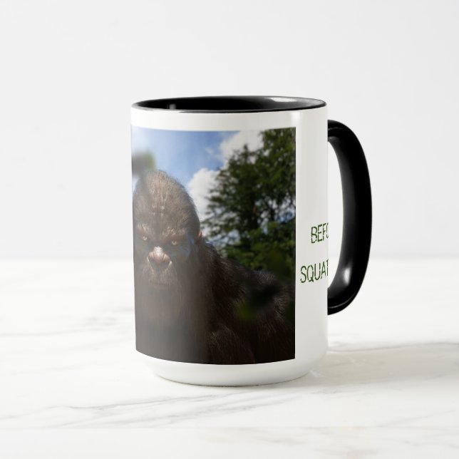 BIGFOOT SASQUATCH PORTRAIT  MUG (Front Right)