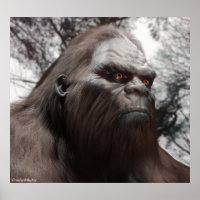 BIGFOOT SASQUATCH PORTRAIT