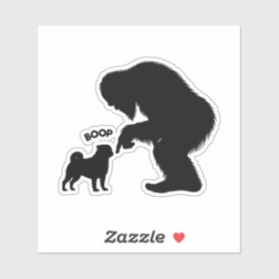 Bigfoot Sasquatch Pug Boop