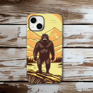 Bigfoot Sasquatch Retro Art Personalised Case-Mate iPhone 14 Case