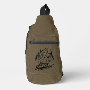 Bigfoot Sasquatch Sling Bag