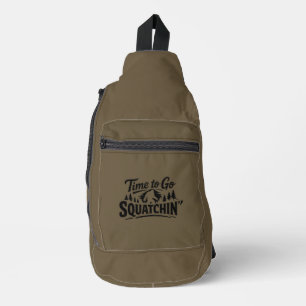 Bigfoot Sasquatch Sling Bag