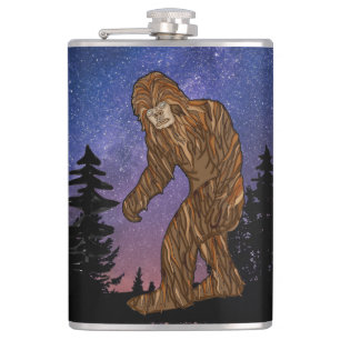 Bigfoot, Sasquatch, Squatch  Hip Flask