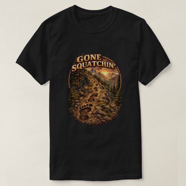 Bigfoot Sasquatch T-Shirt (Design Front)