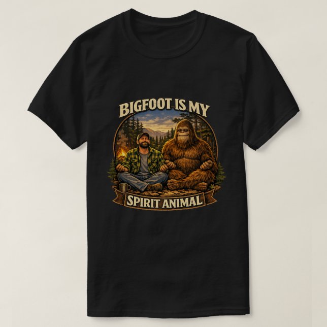 Bigfoot Sasquatch T-Shirt (Design Front)
