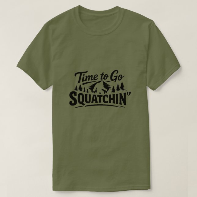 Bigfoot Sasquatch T-Shirt (Design Front)