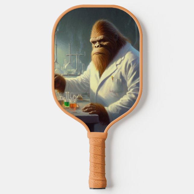 Bigfoot Scientist Pickleball Paddle (Front)