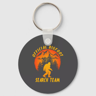 Bigfoot Search Team Sasquatch Yeti Funny  Key Ring