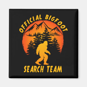 Bigfoot Search Team Sasquatch Yeti Funny  Magnet