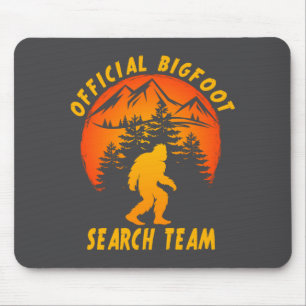 Bigfoot Search Team Sasquatch Yeti Funny  Mouse Pad