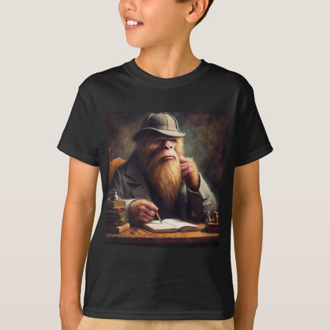 Bigfoot Sherlock Holmes T-Shirt (Front)