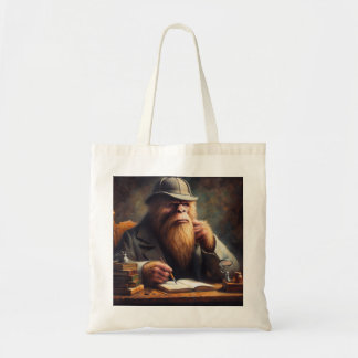 Bigfoot Sherlock Holmes Tote Bag