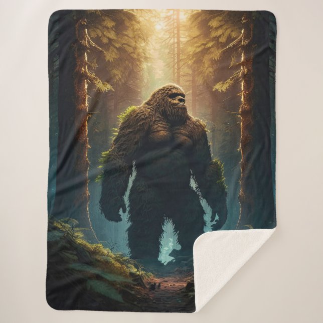 Bigfoot Sherpa Blanket (Front)