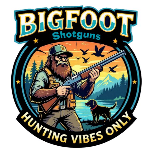 Bigfoot Shotguns Hunting Vibes Only T-Shirt (Creator Uploaded)