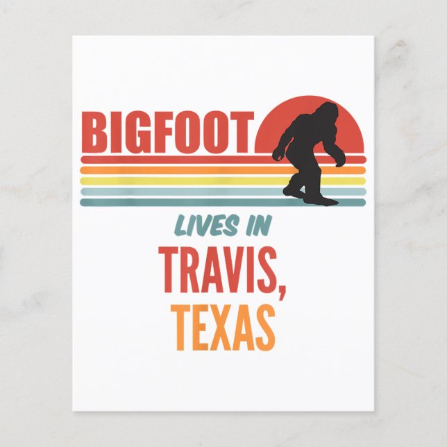 Bigfoot Sighting In Travis Texas  (Front)