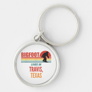 Bigfoot Sighting In Travis Texas  Key Ring