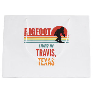 Bigfoot Sighting In Travis Texas Large Gift Bag