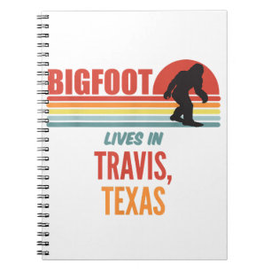 Bigfoot Sighting In Travis Texas  Notebook