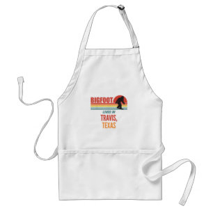 Bigfoot Sighting In Travis Texas  Standard Apron