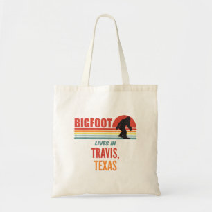 Bigfoot Sighting In Travis Texas Tote Bag