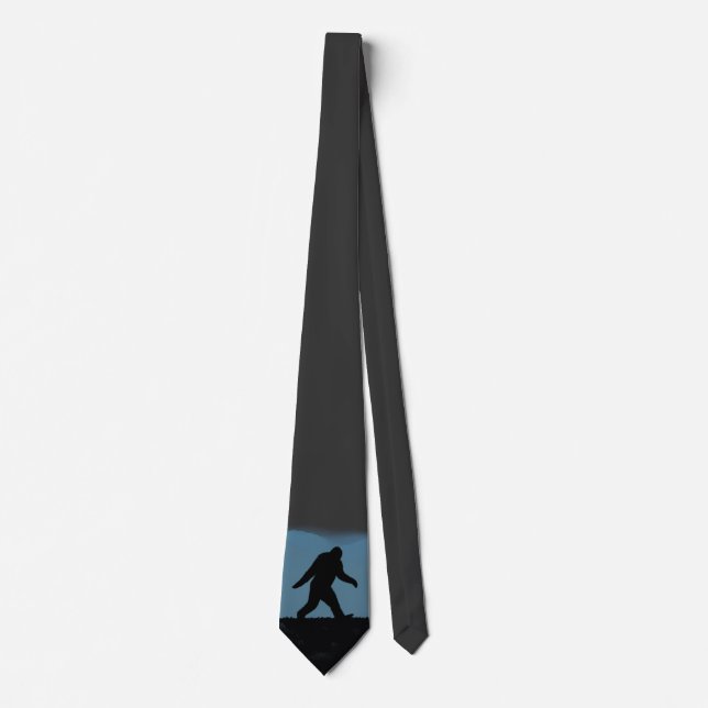 Bigfoot Silhouette Tie (Front)