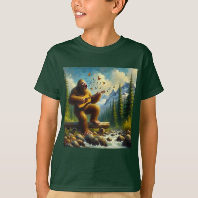Bigfoot Singing T-Shirt (Front)