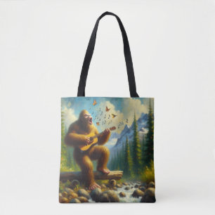 Bigfoot Singing Tote Bag