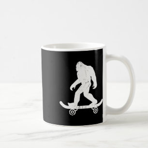 Bigfoot Skateboarder Yeti Sasquatch Skateboarding  Coffee Mug