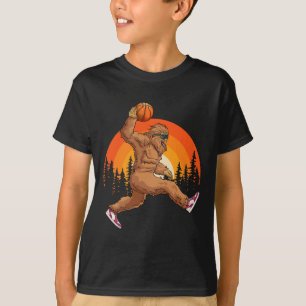 Bigfoot Sketll Vintage Retro Ller Sasquatch Big Fo T-Shirt