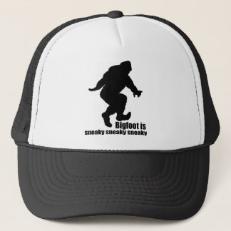 Bigfoot sneaky sneaky trucker hat