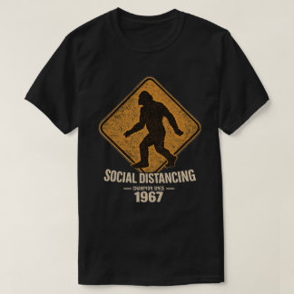Bigfoot Social Distancing Champion Dark T-Shirt