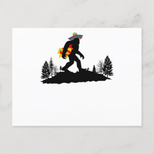 Bigfoot Sombreo Pinata, Cinco De Mayo Sasquatch Postcard